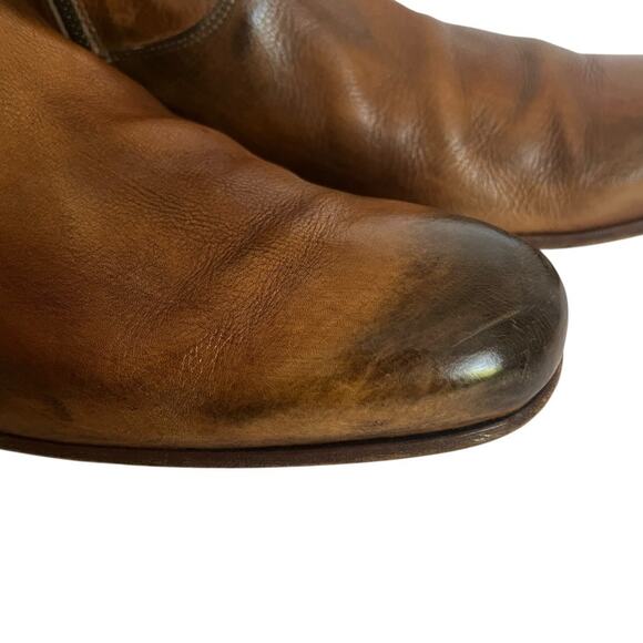 To Boot New York The Warhol Brown Leather Ankle Boots Size 12 main image 7